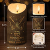 Custom LED Candle - Personalized Anniversary Wedding Gifts For Husband And Wife, Him And Her - No Refunds, Just Us