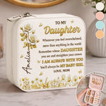 Custom Square Jewelry Case - Personalized Birthday Gifts For Mom, Daughter - Always Loved Beyond Words