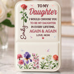 Custom Pocket Mirror - Personalized Birthday Gifts For Mom, Daughter - My Daughter, Every Lifetime