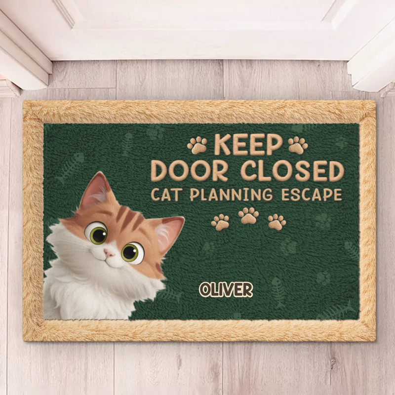 Custom Home Decor Decorative Mat - Personalized Birthday  Gifts For Cat Lovers, Cat Mom And Dad - Hope You Like Cats