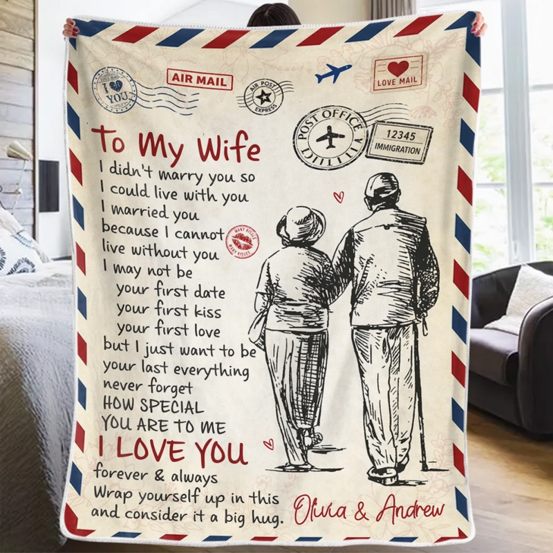 Custom Blanket - Personalized Anniversary Wedding Gifts For Husband And Wife, Him And Her - Always Better Together