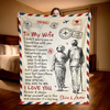 Custom Blanket - Personalized Anniversary Wedding Gifts For Husband And Wife, Him And Her - Always Better Together