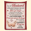 Custom Blanket - Personalized Anniversary Wedding Gifts For Husband And Wife, Him And Her - Side By Side Forever