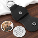 Custom Photo Thank You For Being Such An Immportant Piece Of My Story - Couple Personalized Custom Pocket Hug - Gift For Husband, Wife, Couple