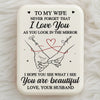 Custom LED Compact Makeup Mirror - Personalized Anniversary Wedding Gifts For Husband And Wife, Him And Her - You’re My Everyday Miracle