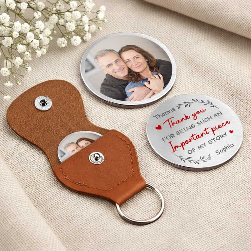 Custom Photo Pocket Hug - Personalized Anniversary Wedding Gifts For Husband And Wife, Him And Her - You Are My Forever Person