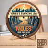 Custom Wooden Tracker Sign - Personalized Birthday Running Gifts For Running Lovers, Sports Fans, Sports Lovers - Miles In Motion