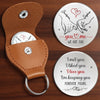 Custom Pocket Hug - Personalized Anniversary Wedding Gifts For Husband And Wife, Him And Her - Together In Every Moment