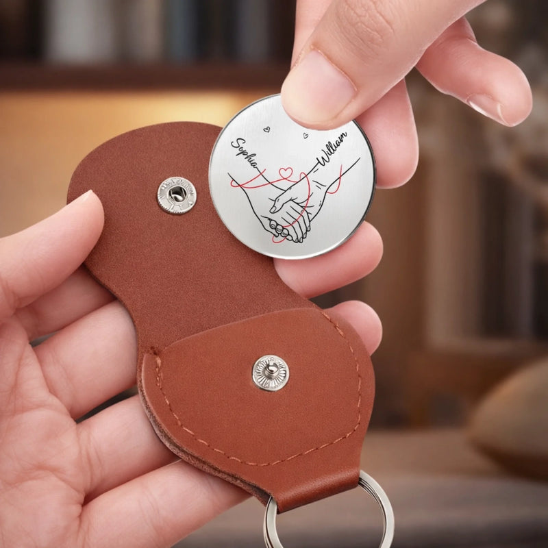 Custom Pocket Hug - Personalized Anniversary Wedding Gifts For Husband And Wife, Him And Her - You Make Life Kinder