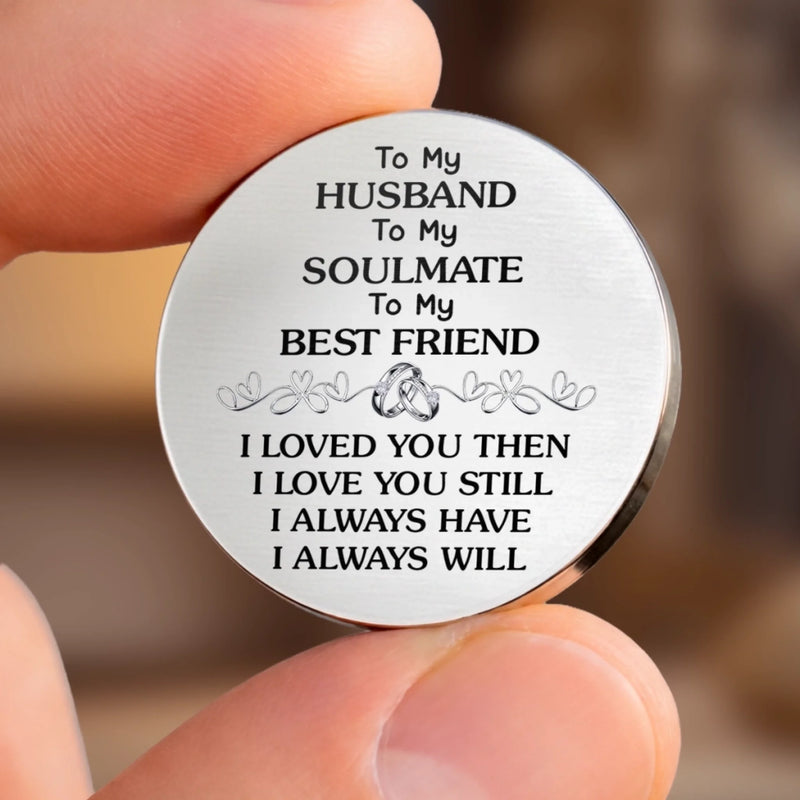 Custom Pocket Hug - Personalized Anniversary Wedding Gifts For Husband And Wife, Him And Her - Forever Means Us