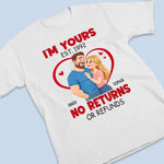 Custom Unisex T-shirt, Premium T-shirt, Hoodie - Personalized Anniversary Wedding Gifts For Husband And Wife, Him And Her - Yours Today, Tomorrow, Always