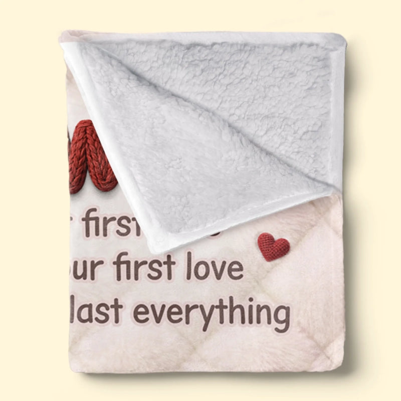 Custom Blanket - Personalized Anniversary Wedding Gifts For Husband And Wife, Him And Her - Love Grows Quietly Here