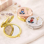 Custom Compact Mirror - Personalized Birthday Gifts For Daughter - Love She Can Carry Close
