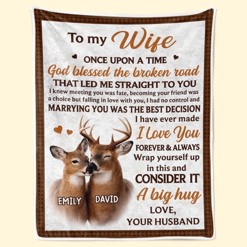 Custom Blanket - Personalized Anniversary Wedding Gifts For Husband And Wife, Him And Her - Love Grows In Quiet Ways