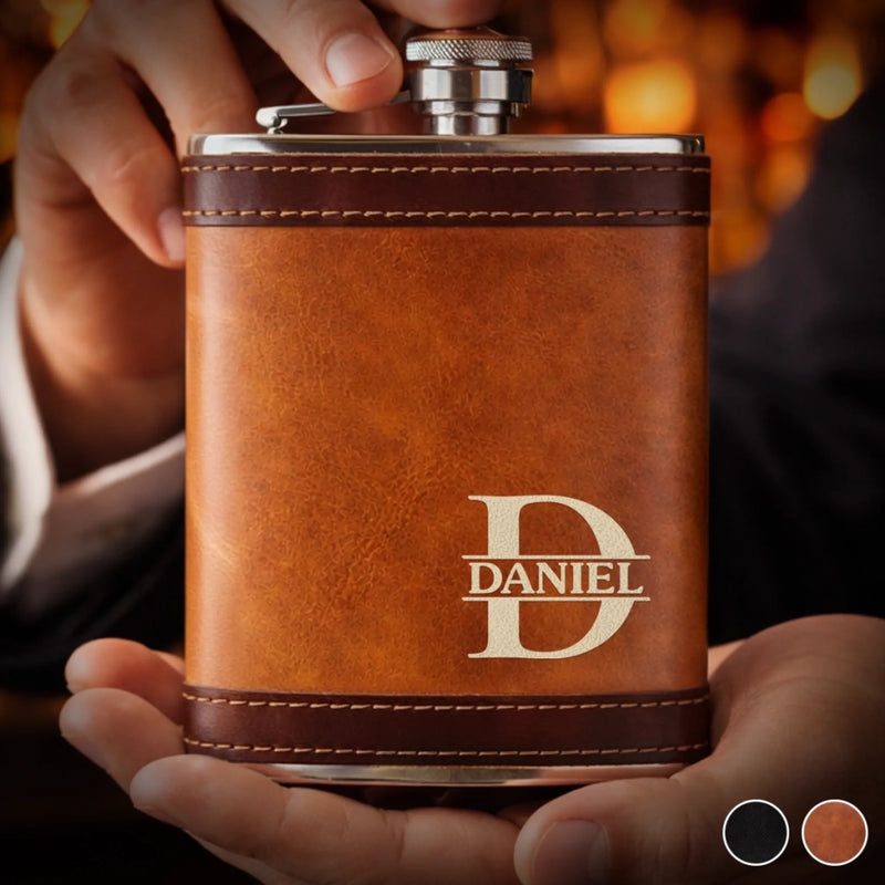 Custom Hip Flask Set - Personalized Anniversary Wedding Gifts For Husband And Wife, Him And Her - You Are My Daily Yes