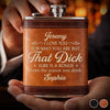 Custom Hip Flask Set - Personalized Anniversary Wedding Gifts For Husband And Wife, Him And Her - Us Feels Right Always