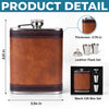 Custom Hip Flask Set - Personalized Anniversary Wedding Gifts For Husband And Wife, Him And Her - Us Feels Right Always