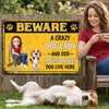 Custom Home Decor Metal Sign - Personalized  Birthday Gifts For Dog Lovers, Dog Dad And Mom - Dogs Rule Here