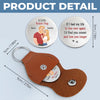 Custom Pocket Hug - Personalized Anniversary Wedding Gifts For Husband And Wife, Him And Her - With You Everything Aligns