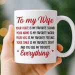 Custom Mug - Personalized Anniversary Wedding Gifts For Husband And Wife, Him And Her - You Are My Daily Yes