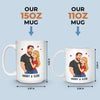 Custom Mug - Personalized Anniversary Wedding Gifts For Husband And Wife, Him And Her - You Are My Daily Yes