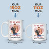 Custom Mug - Personalized Anniversary Wedding Gifts For Husband And Wife, Him And Her - Love Feels Like Home