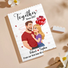 Custom Vertical Rectangle Shaped Building Brick Blocks - Personalized Anniversary Wedding Gifts For Husband And Wife, Him And Her - Always Choosing Each Other