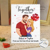 Custom Vertical Rectangle Shaped Building Brick Blocks - Personalized Anniversary Wedding Gifts For Husband And Wife, Him And Her - Always Choosing Each Other