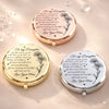 Custom Compact Mirror - Personalized Birthday Gifts For Daughter, Granddaughter - Beautiful Inside Out