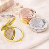 Custom Compact Mirror - Personalized Birthday Gifts For Daughter, Granddaughter - Beautiful Inside Out