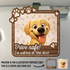 Custom Car Visor Clip - Personalized Birthday Gifts For Dog Lovers, Dog Dad And Mom - Always Come Back Home