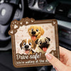 Custom Car Visor Clip - Personalized Birthday Gifts For Dog Lovers, Dog Dad And Mom - Always Come Back Home