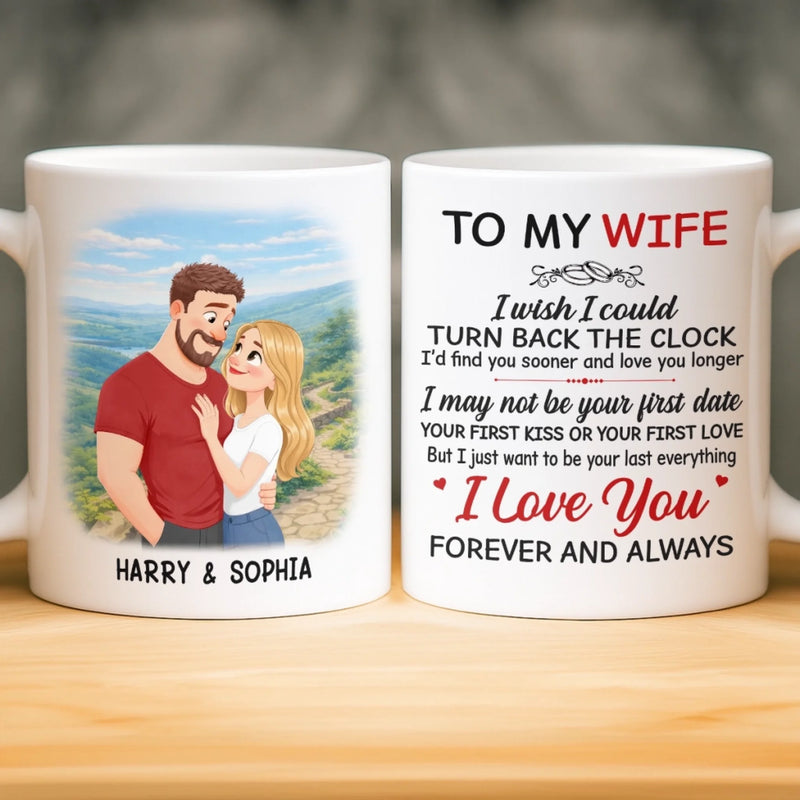Custom Mug - Personalized Anniversary Wedding Gifts For Husband And Wife, Him And Her - Us Just Makes Sense