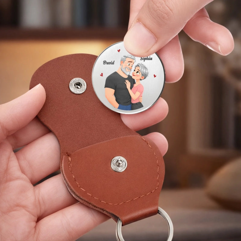 Custom Pocket Hug - Personalized Anniversary Wedding Gifts For Husband And Wife, Him And Her - Together We Choose Us