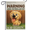 Custom Flag - Personalized Birthday Gifts For Dog Lovers, Dog Dad And Mom - Guarded By Dogs