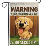 Custom Flag - Personalized Birthday Gifts For Dog Lovers, Dog Dad And Mom - Guarded By Dogs