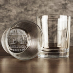 Custom Whiskey Glass - Personalized Birthday Gifts For Brother - Growing Stronger Together Always