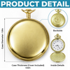 Custom Photo Pocket Watch - Personalized  Anniversary Wedding Gifts For Husband And Wife, Him And Her - Us Feels Right Always