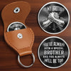 Custom Pocket Hug - Personalized Birthday Gifts For Brother - Brothers By Blood Always