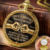 Custom Pocket Watch - Personalized Birthday Gifts For Brother - Forever Brothers Always