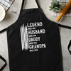 Custom Apron - Personalized Birthday Gifts For Dad, Grandpa - Legend In The Kitchen