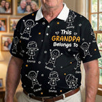 Custom All Over Print Polo Shirt - Personalized Birthday Gifts For Dad, Grandpa - Forever Family Man