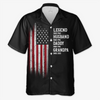 Custom Unisex Tropical Hawaiian Aloha Shirt - Personalized 4th Of July Gifts For Dad, Grandpa - Freedom Looks Good On Me