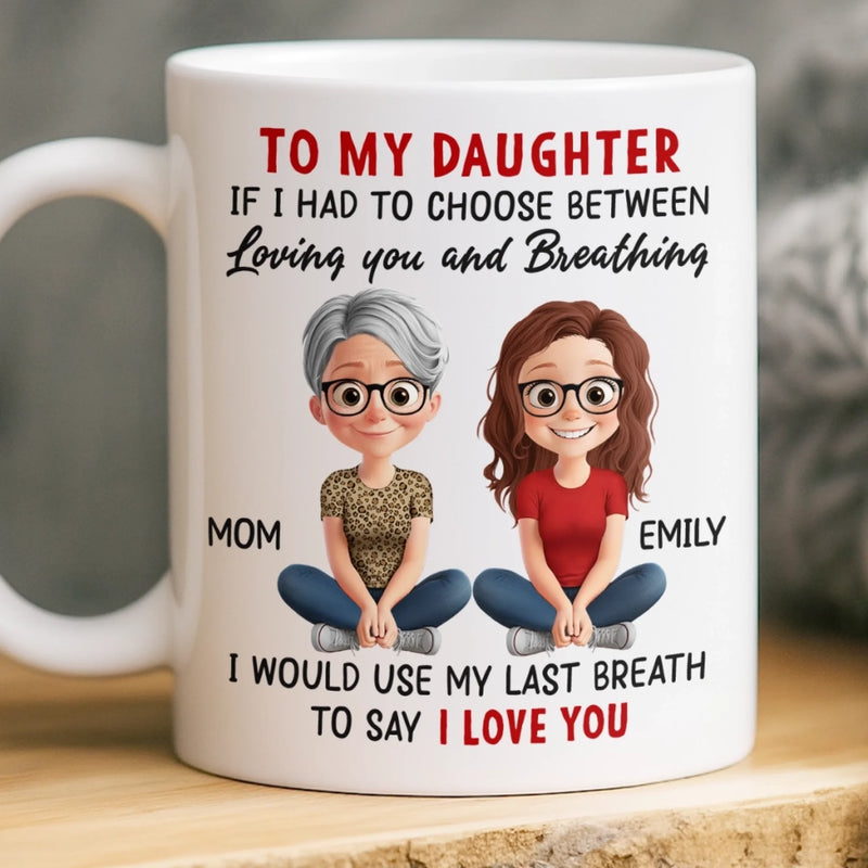 Custom Mug - Personalized Birthday Gifts For Mom, Dad, Daughter, Son - Family Makes Everything Better