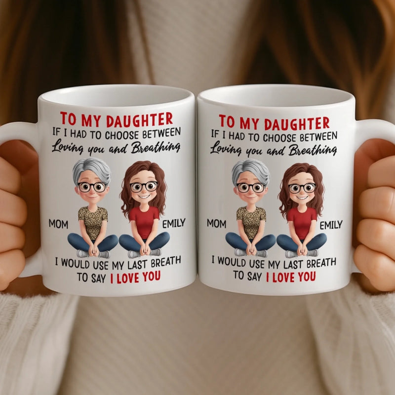 Custom Mug - Personalized Birthday Gifts For Mom, Dad, Daughter, Son - Family Makes Everything Better
