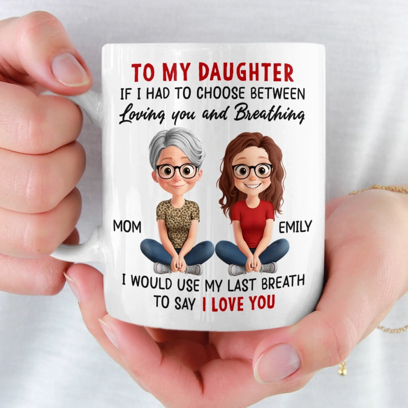 Custom Mug - Personalized Birthday Gifts For Mom, Dad, Daughter, Son - Family Makes Everything Better