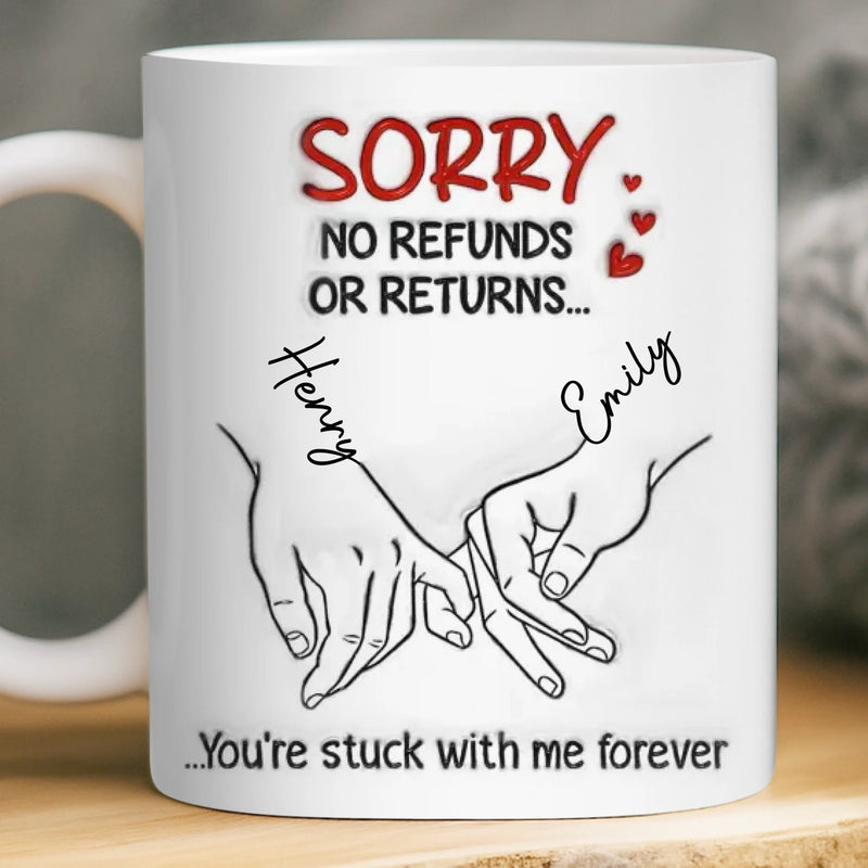 Custom 3D Inflated Effect Printed Mug - Personalized Anniversary Wedding Gifts For Husband And Wife, Him And Her - Still In Love