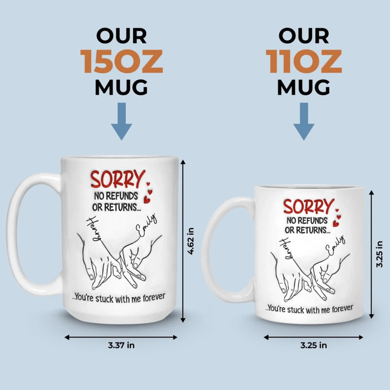 Custom 3D Inflated Effect Printed Mug - Personalized Anniversary Wedding Gifts For Husband And Wife, Him And Her - Still In Love