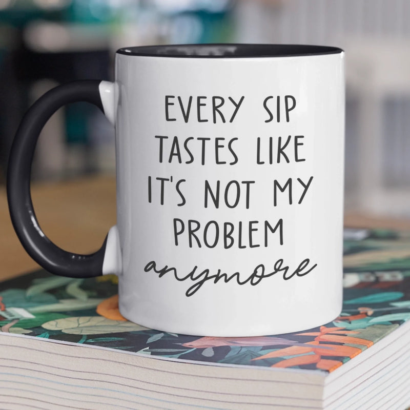Custom Accent Mug - Personalized Retirement Gifts For Women, Men - Zero Meetings, Zero Stress