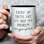 Custom Accent Mug - Personalized Retirement Gifts For Women, Men - Zero Meetings, Zero Stress